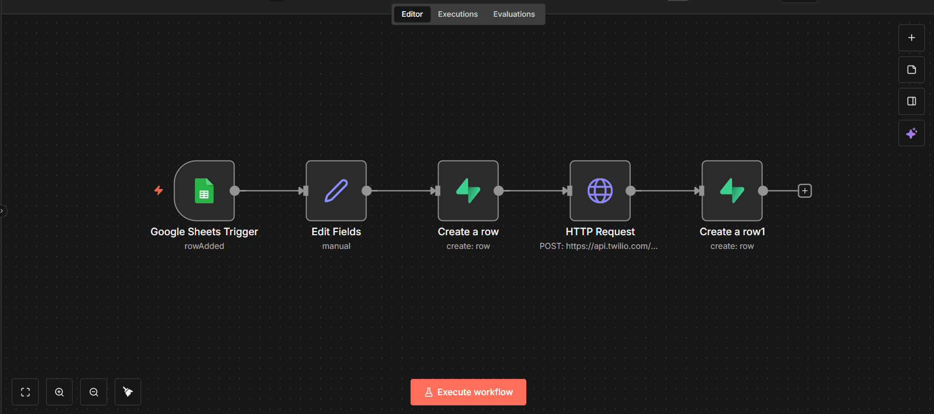 WhatsApp Lead Qualification Bot — n8n lead-intake automation from Google Sheets to Twilio